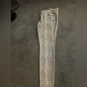 Woman’s snake print pants . Size Large